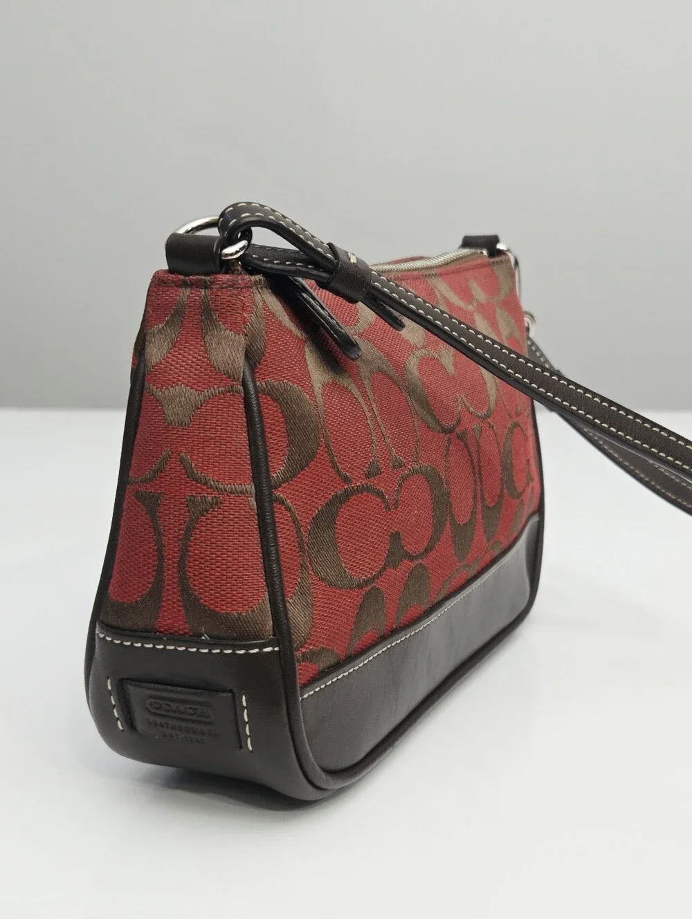 LIKE NEW VINTAGE Y2K COACH DEMI RED SIGNATURE C BAG 9064